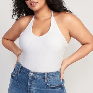 Old navy White halter size large